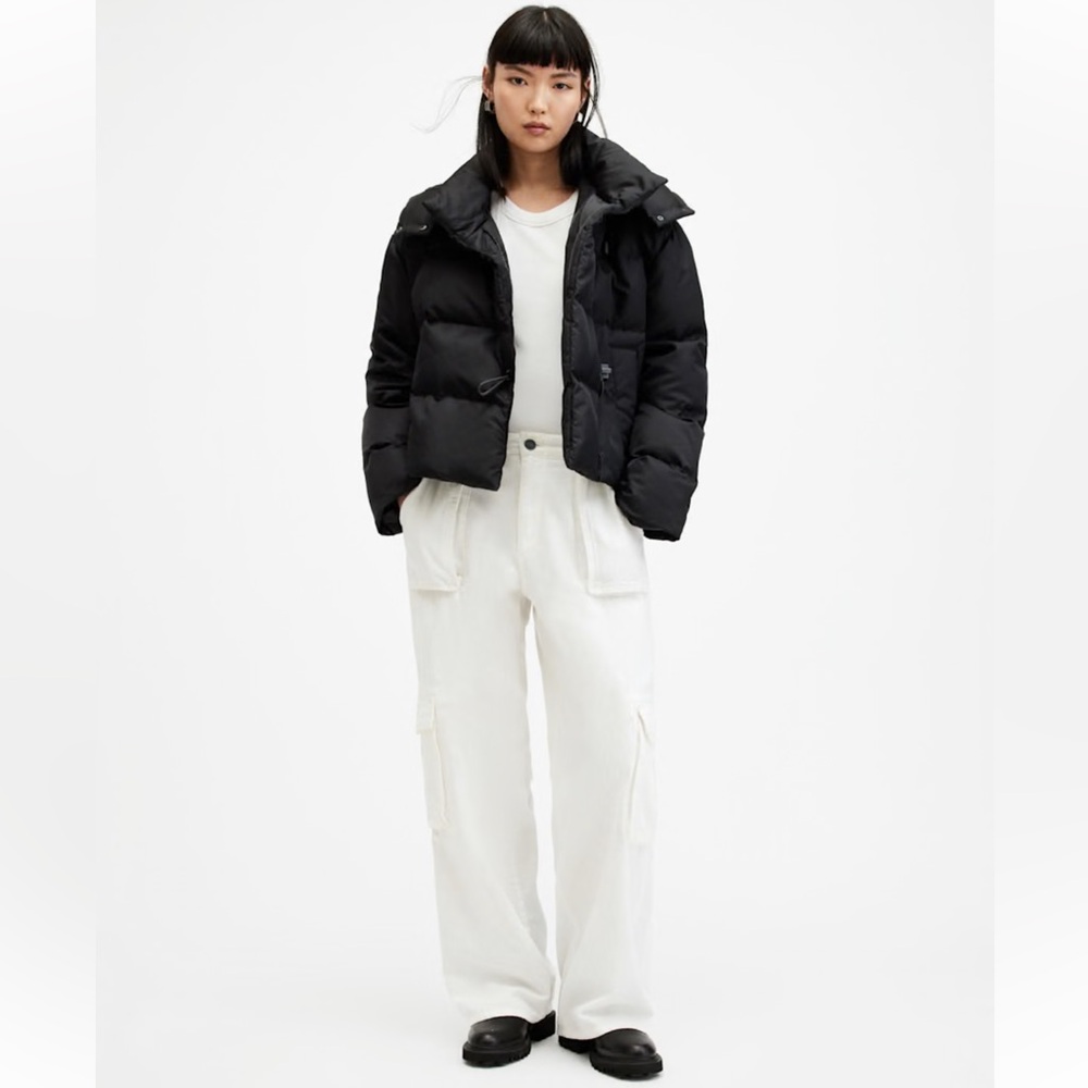 ALLAIS HIGH COLLAR QUILTED PUFFER JACKET